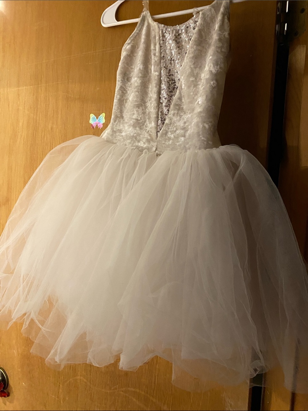 WOLF White Tulle Ballet Dress with Sequin Bodice